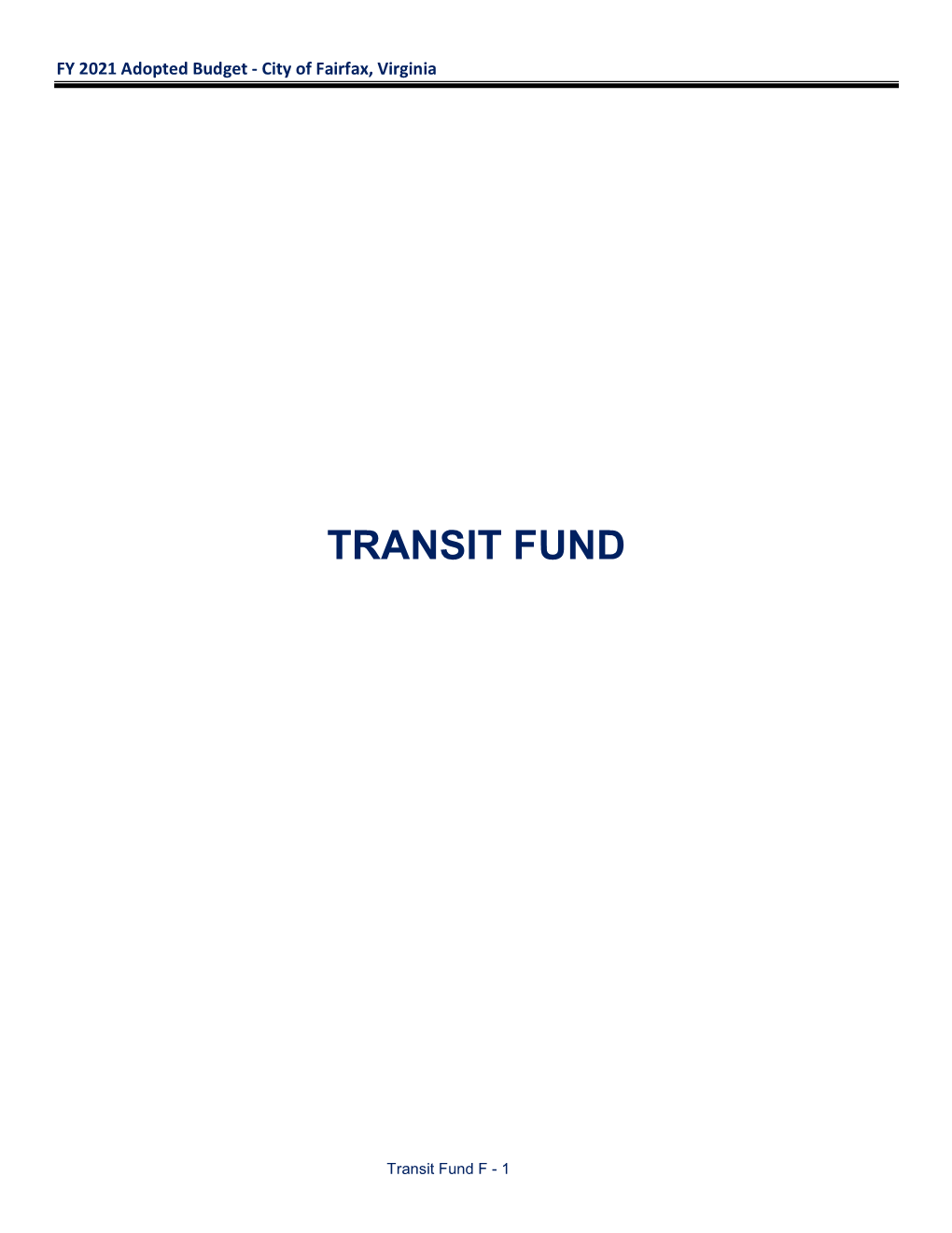 Transit Fund