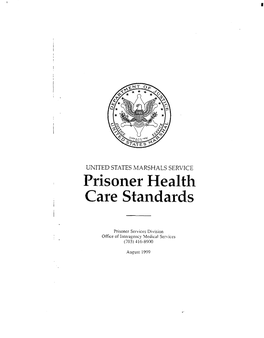Prisoner Health Care Standards