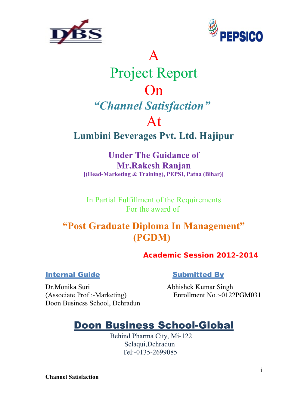 A Project Report on At