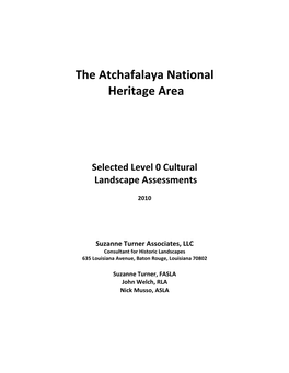 The Atchafalaya National Heritage Area