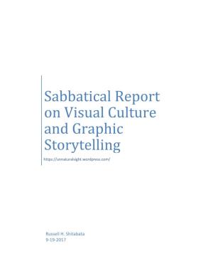 Sabbatical Report on Visual Culture and Graphic Storytelling