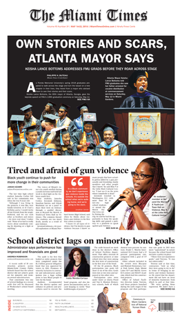 Own Stories and Scars, Atlanta Mayor Says Keisha Lance Bottoms Addresses Fmu Grads Before They Roar Across Stage