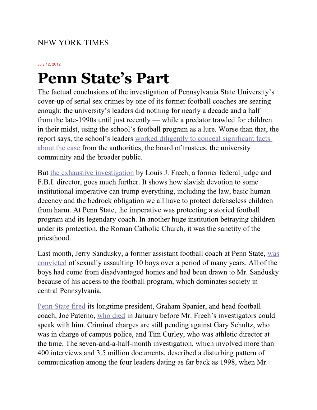 Penn State S Part