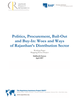 Woes and Ways of Rajasthan's Distribution Sector