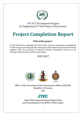 Project Completion Report