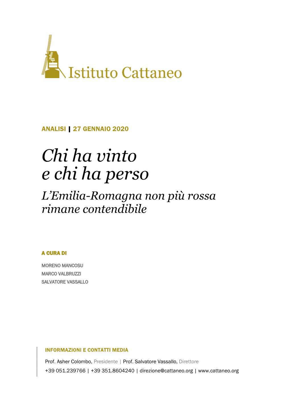 Chi Ha Vinto E Chi Ha Perso L’Emilia-Romagna Non Più Rossa Rimane Contendibile