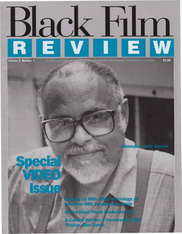 Black Film Review Tony Gittens (Black Film Institute)