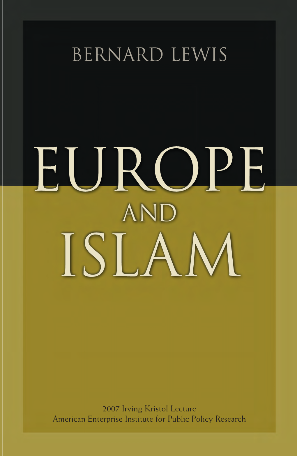 EUROPE and Islam