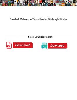 Baseball Reference Team Roster Pittsburgh Pirates