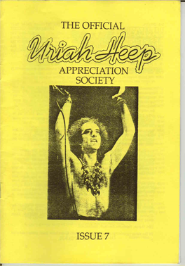 The Official Appreciation Society Issue 7