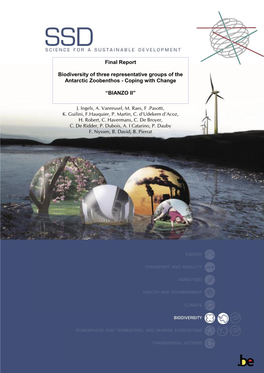 Final Report Biodiversity of Three Representative Groups Of