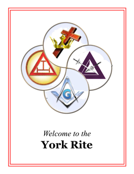 York Rite Booklet
