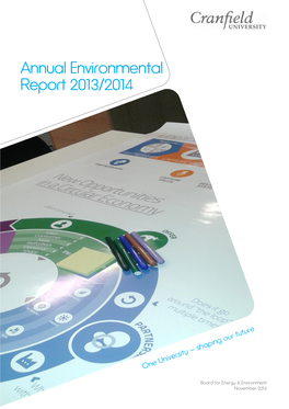 Annual Environmental Report 2013/2014