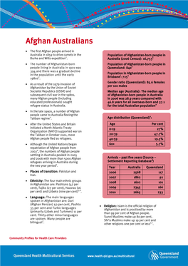 Afghan Australians