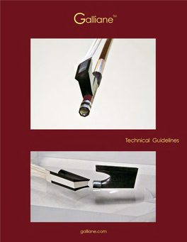 Technical Information PDF for Violin and Bow Makers
