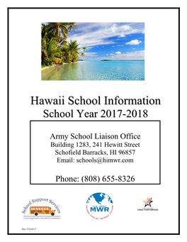 Hawaii School Information