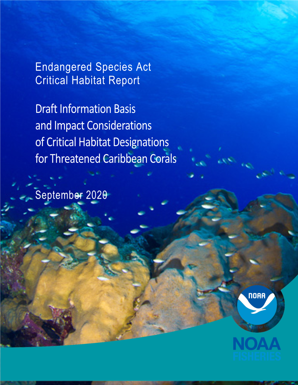 Draft Caribbean Coral Proposed Critical Habitat Information Report