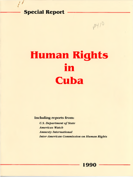 Human Rights in Cuba