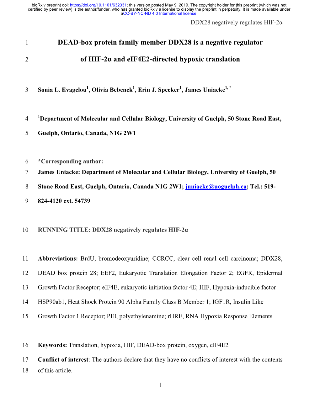 DEAD-Box Protein Family Member DDX28 Is a Negative Regulator Of