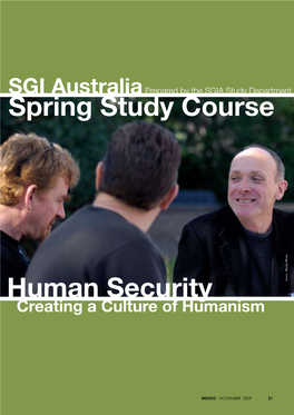 Spring Study Course Human Security