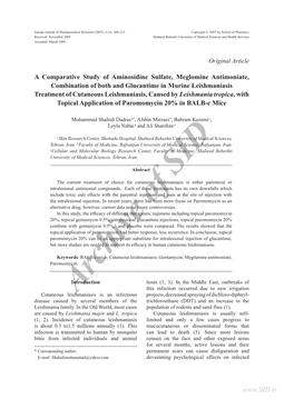 A Comparative Study of Aminosidine Sulfate