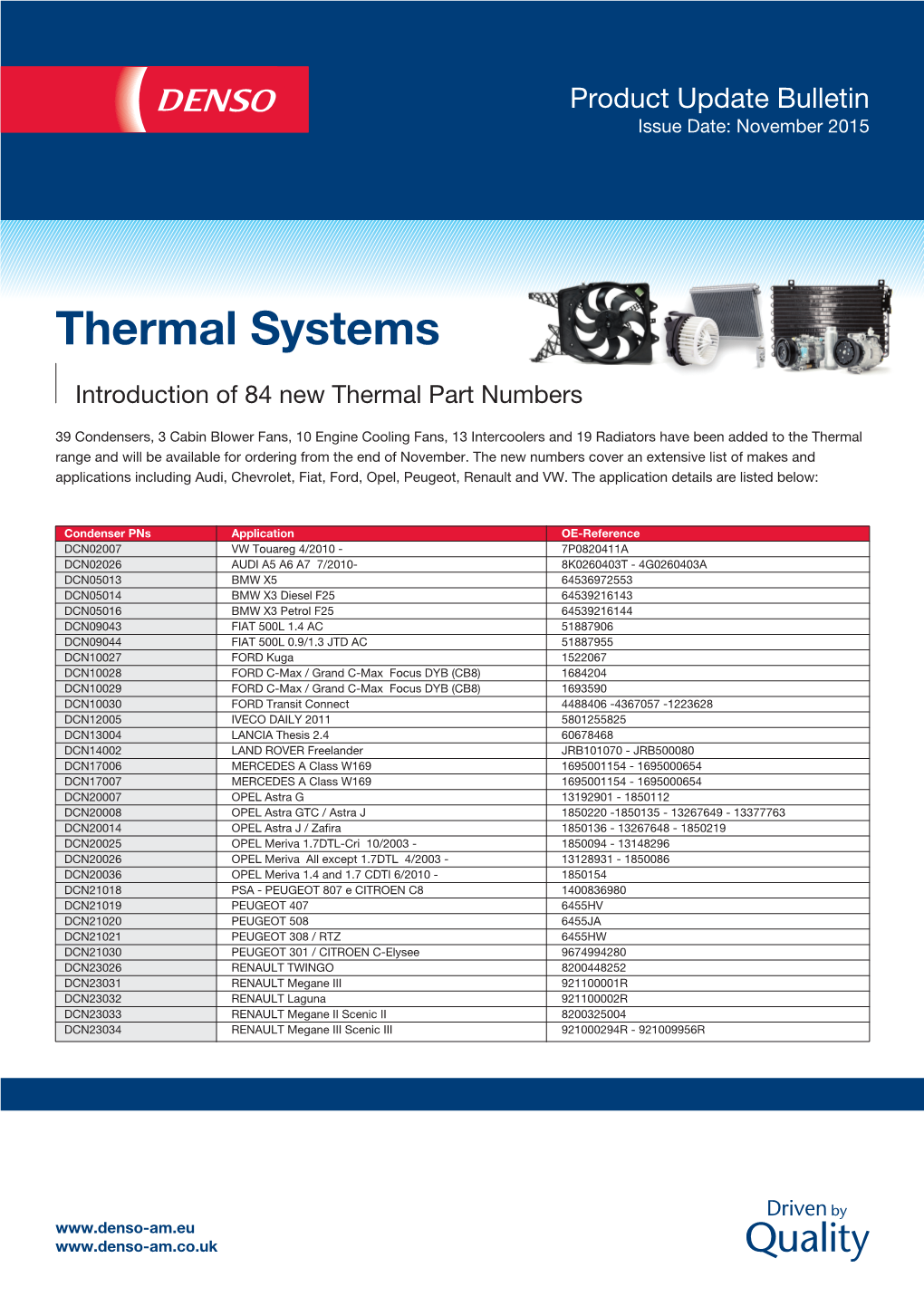 Thermal Systems