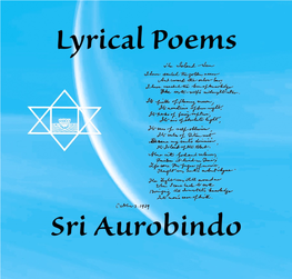 Sri-Aurobindo-Lyrical-Poems