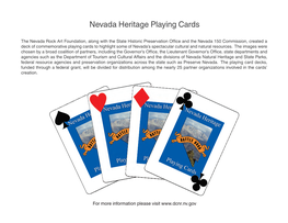 Nevada Heritage Playing Cards