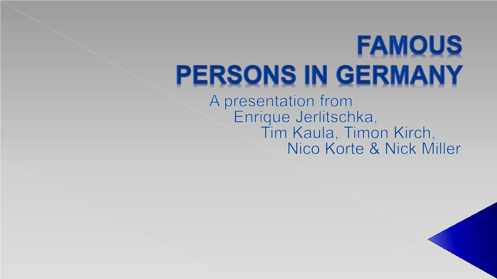 2016-11-Famous Germans.Pdf