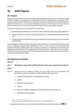 Consolidated Decisions Chapter