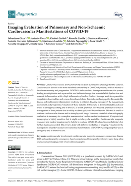 Imaging Evaluation of Pulmonary and Non-Ischaemic Cardiovascular Manifestations of COVID-19