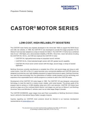 Castor® Motor Series