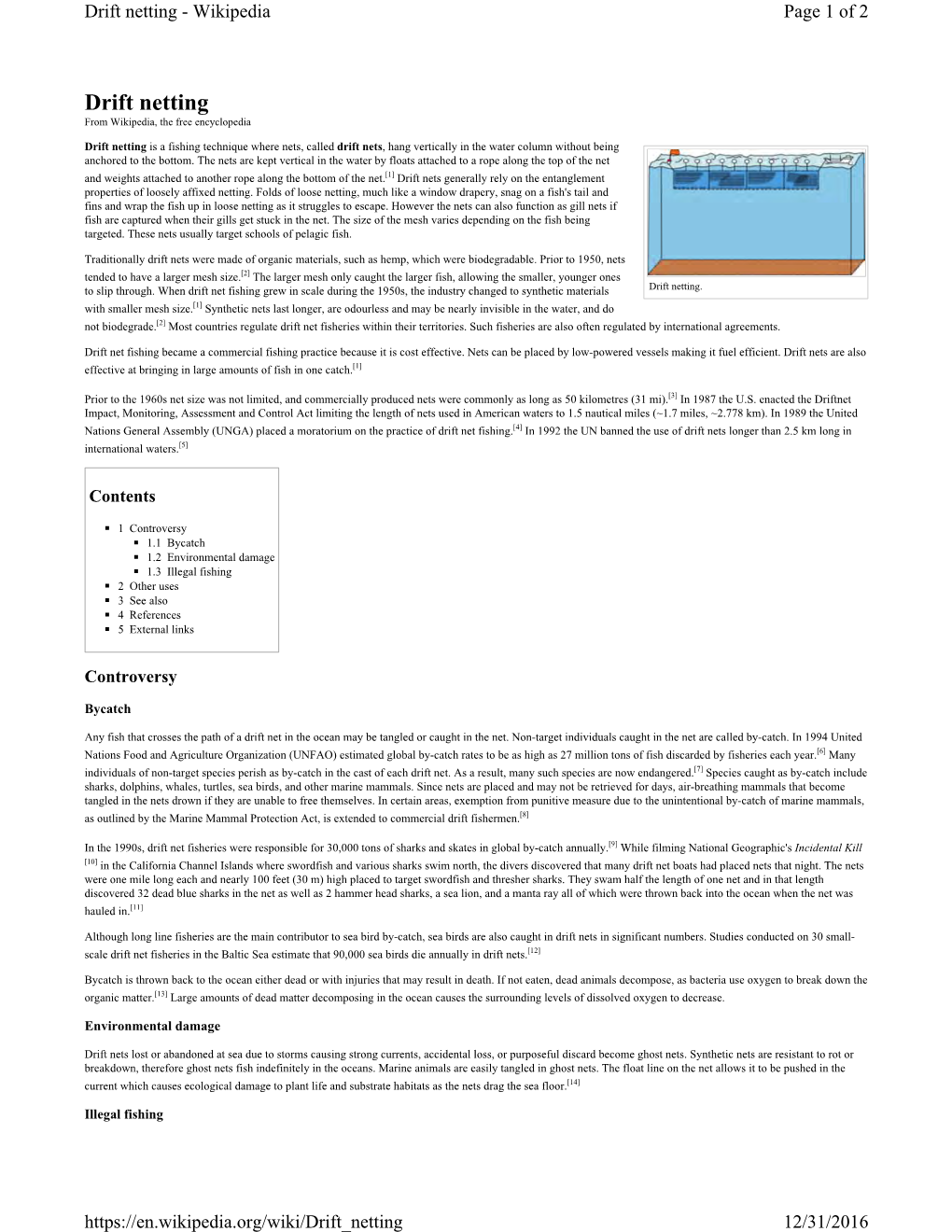 Drift Netting - Wikipedia Page 1 of 2