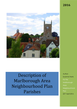Description of Marlborough Area Plan Parishes