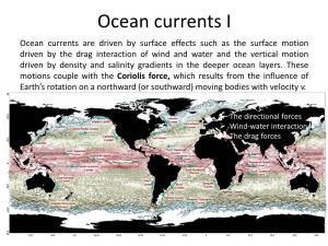 Ocean Currents I