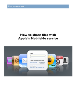 File Sharing Using Mobileme