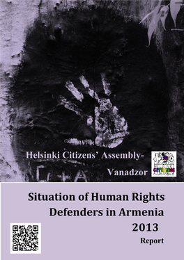 Defending Human Rights in Armenia in 2013