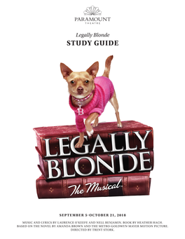 Legally Blonde STUDY GUIDE