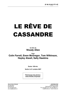 Le Rêve De Cassandre
