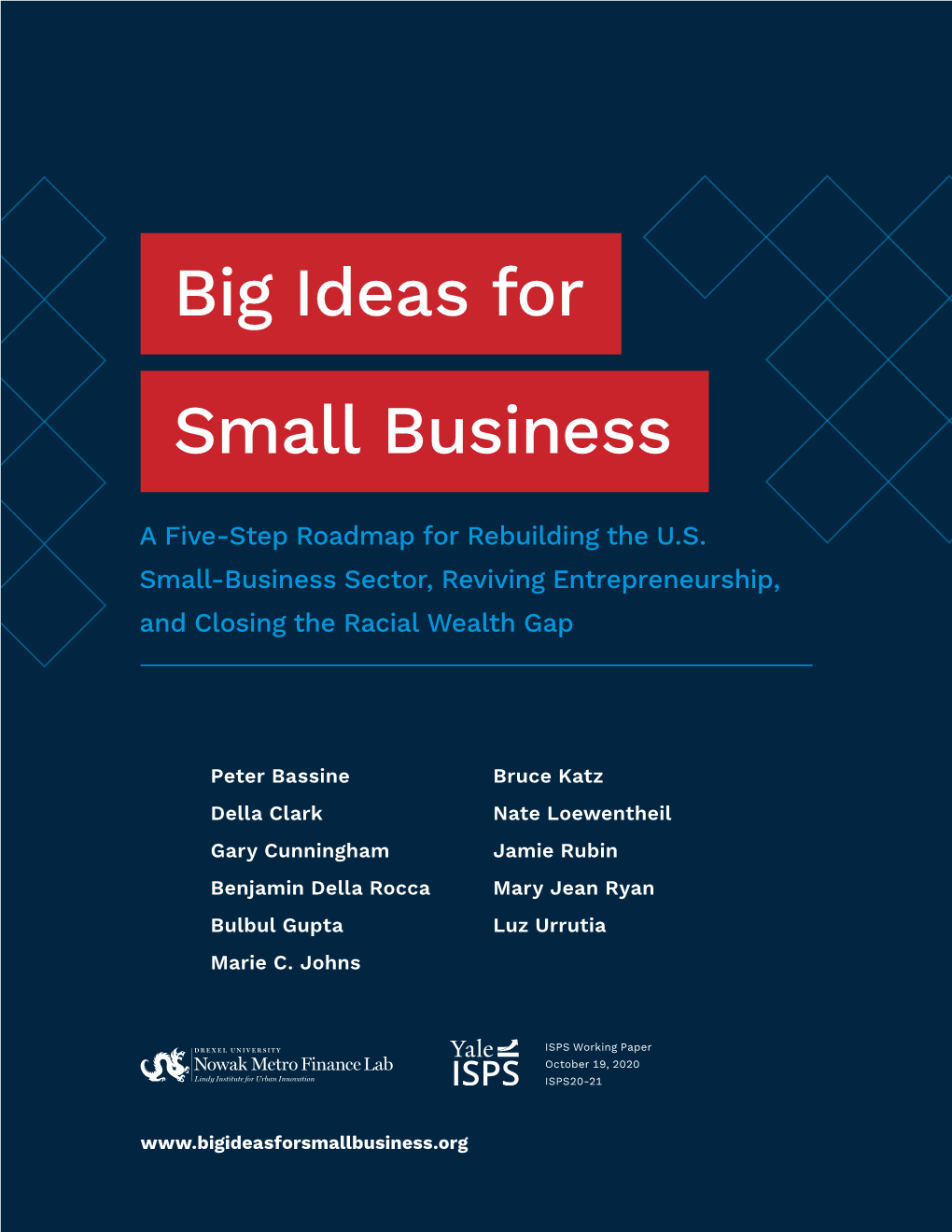 BIG IDEAS for SMALL BUSINESS 2 Lin, Emmett Witkovsky-Eldred, Leah Ferentinos, and Allen Xu