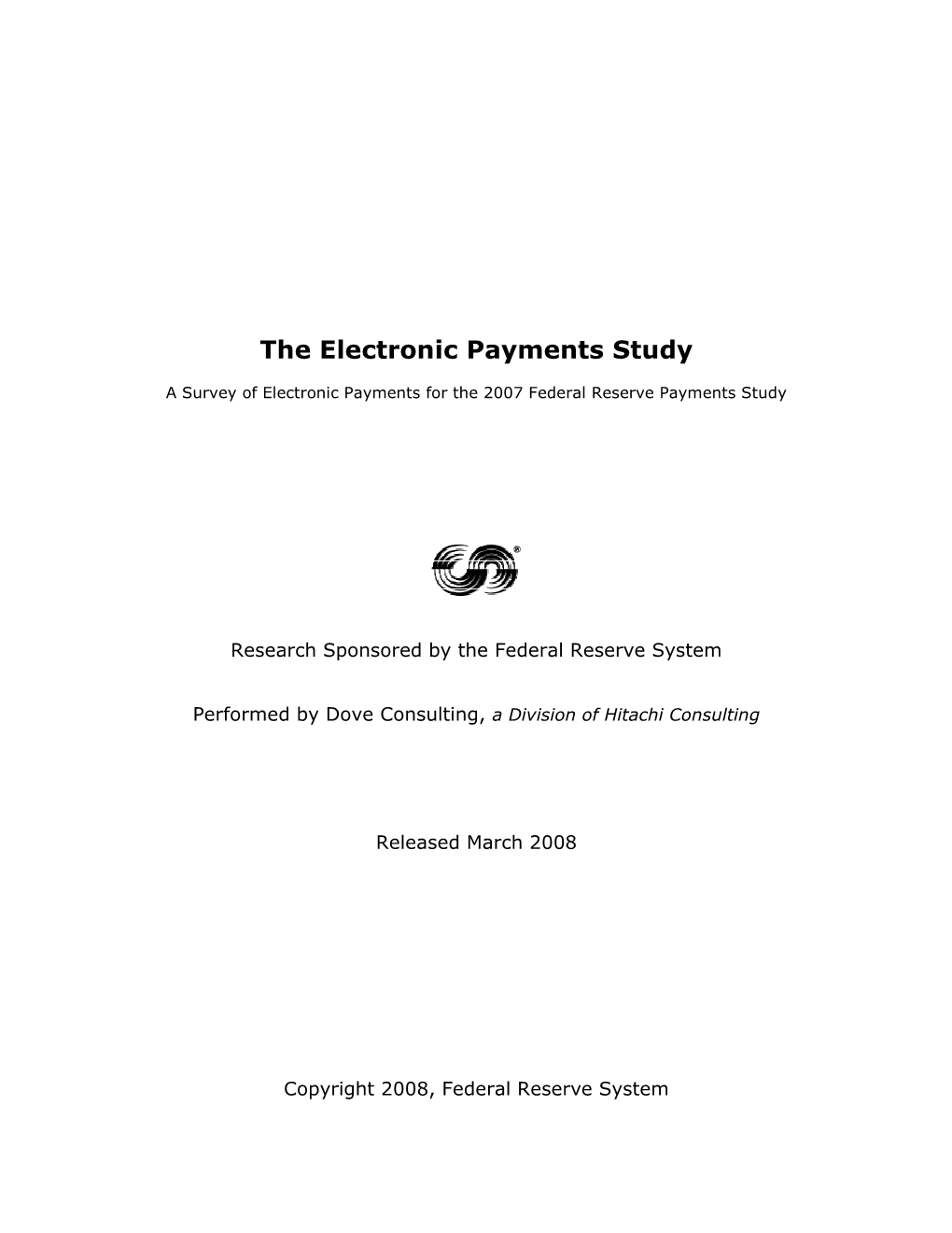 The Electronic Payments Study