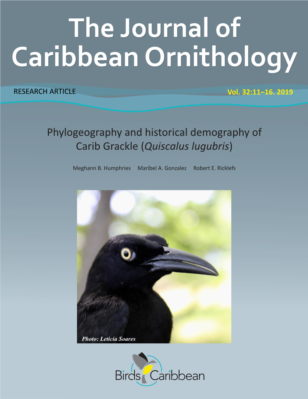 The Journal of Caribbean Ornithology