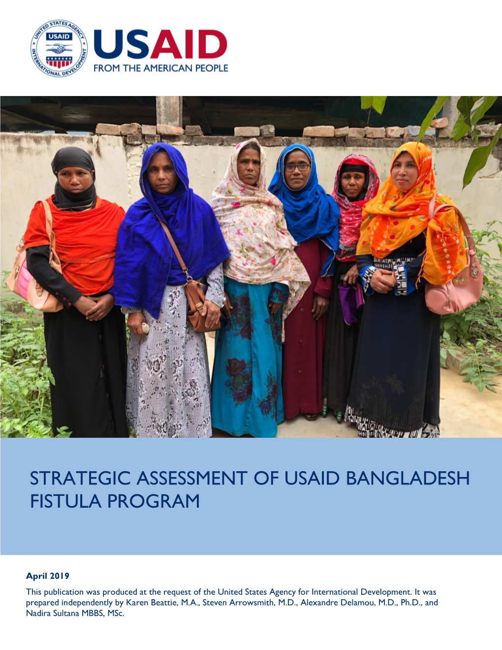 Strategic Assessment of Usaid Bangladesh Fistula Program