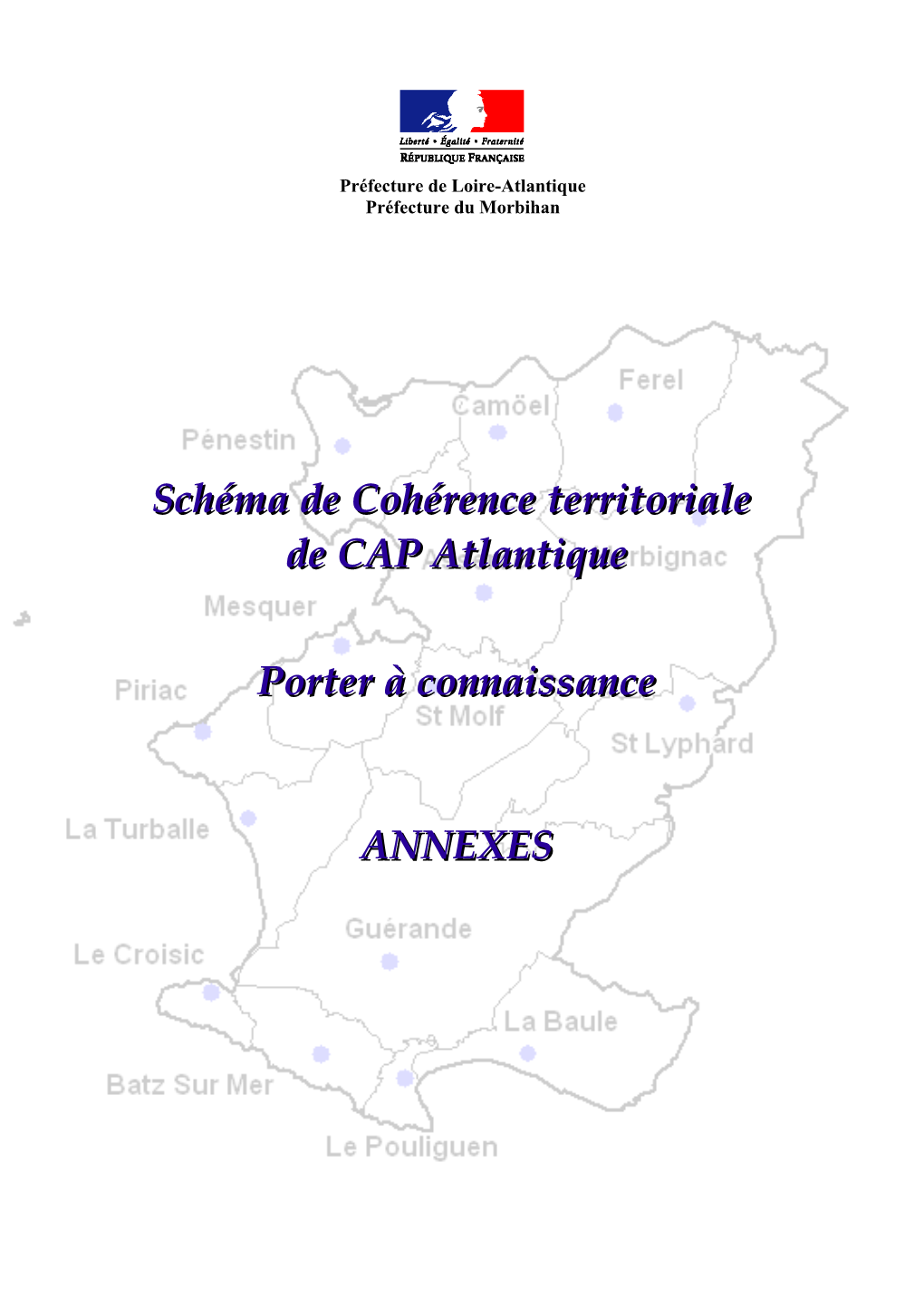 Schéma De Cohérence Territoriale De CAP Atlantique Porter À