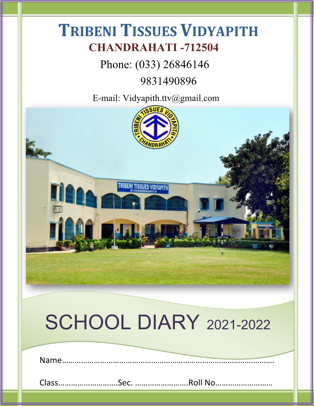 School Diary 2021-2022