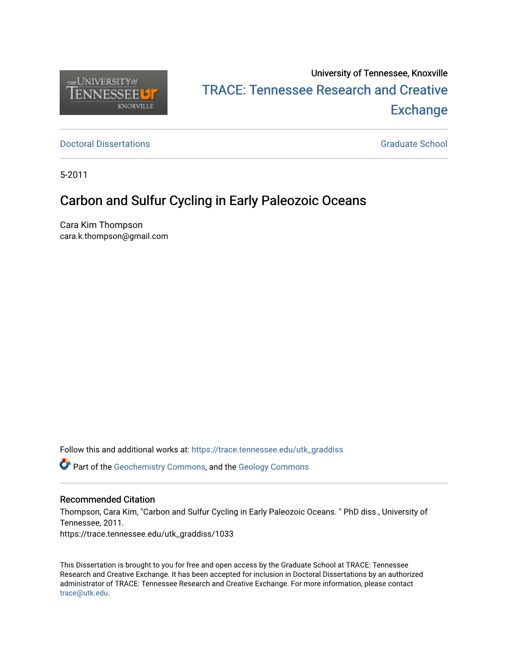 Carbon and Sulfur Cycling in Early Paleozoic Oceans