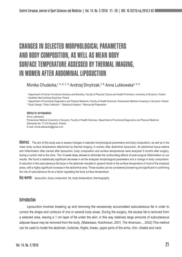 Changes in Selected Morphological