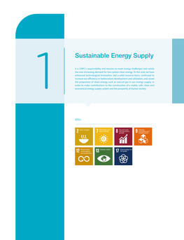 Sustainable Energy Supply