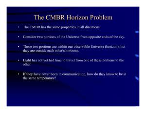 The CMBR Horizon Problem