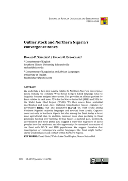 Outlier Stock and Northern Nigeria's Convergence Zones